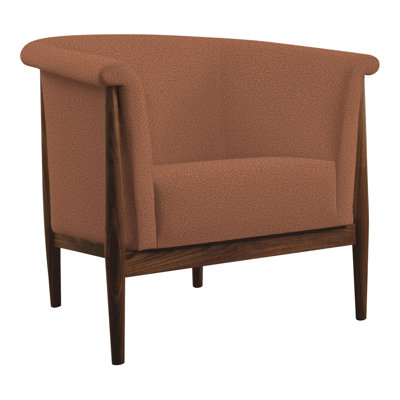 Fauteuil demi-tonneau l 34,5 po Walnut Grove