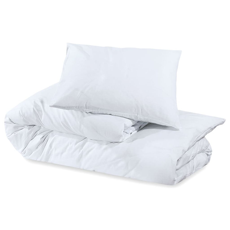 Kyong Double Duvet Cover Set, White