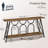 Unique 63" Console Table with Charging Station and Storage Shelf-105532774