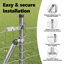 Galvanised Steel Border Fencing-708059670-708059662