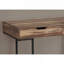 Bureau d'ordinateur, bureau personnel, ordinateur portable, tiroirs de rangement, L 48 po, bureau, stratifié brun, métal noir, contemporain-941429861