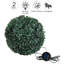  Paire de 2 boules de buis artificielles pré-éclairées à énergie solaire avec piles rechargeables et verdure décorative par Pure Garden