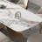 Imported Full-Through Rock Board Dining Table Set-105357969