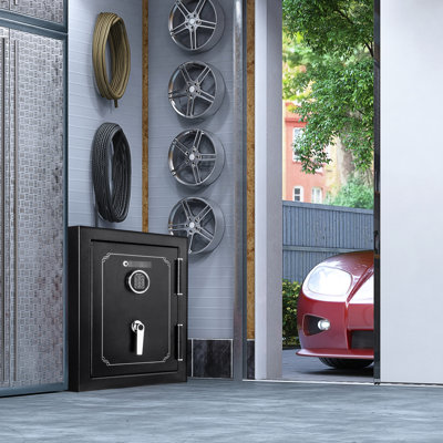 Coffre-fort Safe Vault 3,51 pi³ - Protégez vos biens en cas d'incendie grâce à un mécanisme de verrouillage fiable