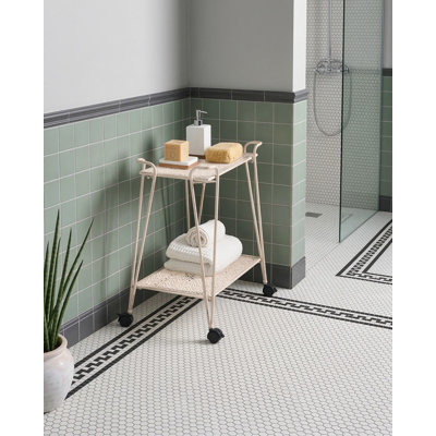 Iron Freestanding Bathroom Shelves