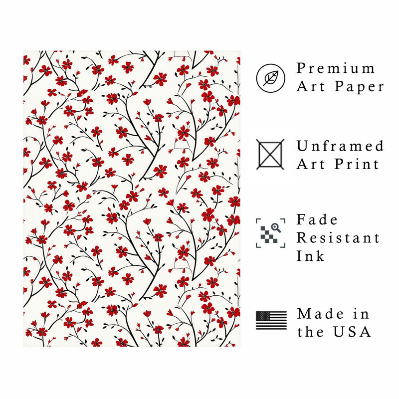 Art floral sans cadre, H 36 po x l 24 po
