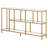 Anishia 52'' Glass Top Console Table-653842200