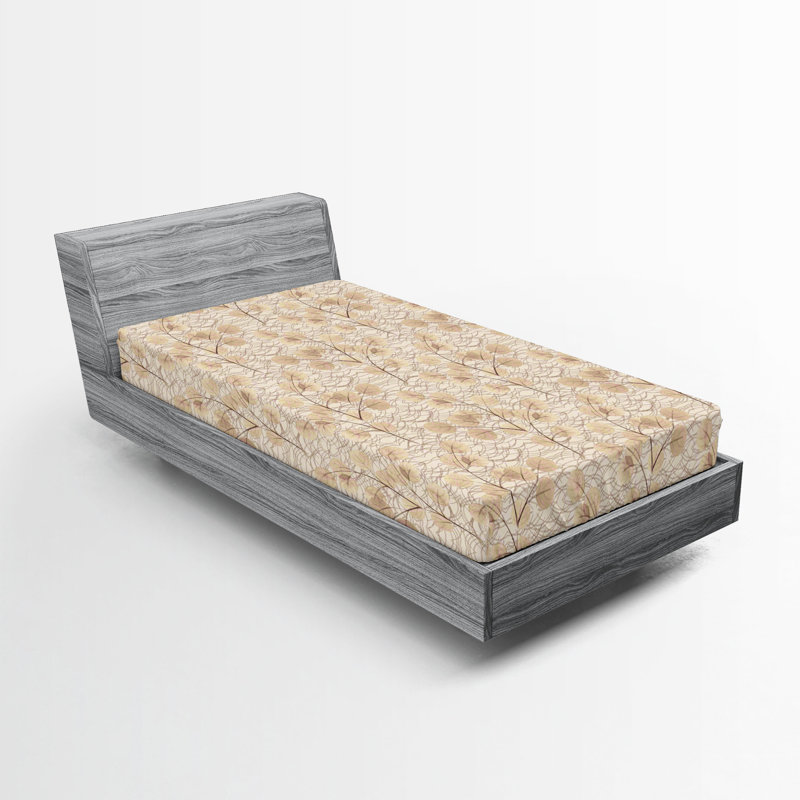 Drap-housse Ambesonne Autumn Vibes, Drap-housse de taille simple