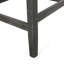 Tabouret de comptoir contemporain capitonné en tissu, ensemble de 2