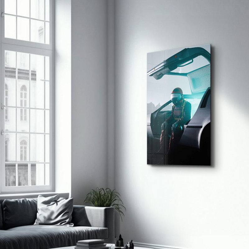 Elegant Tempered Glass Wall Art Painting 100% Tempered Glass, Thickness: 0.16 inches | UV Printed for Vibrant Colors & Durability | Perfect for Home Decor & Modern Aesthetics