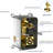 Wall Mounted Shower In Brushed Nickel 12 Inch Square - Adjustable Slide Bar, -Balanced Valve & Handheld Constituent System Ingredient
