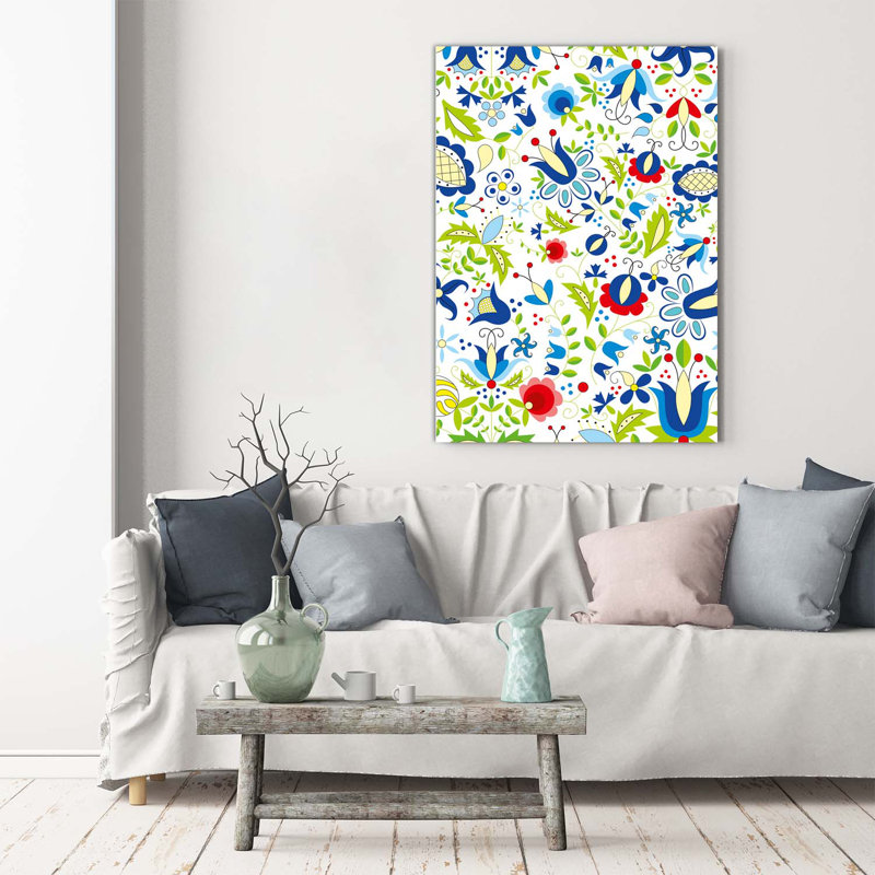 Ethnic - Wrapped Canvas Print