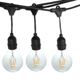 Abshire Outdoor 15 - Bulb 48'' Plug-in Globe String Light