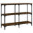 vidaXL Console Table Engineered Wood, Metal Large Adjustable Feet-1978902765-1978902762