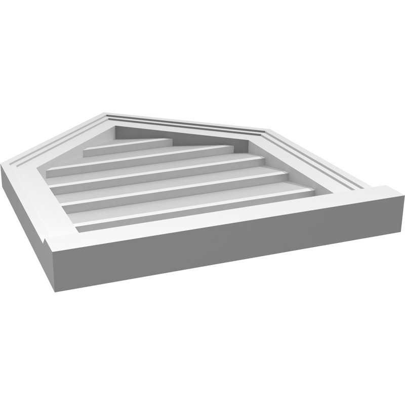 Ventilateur à pignon en uréthane non-fonctionnel Signature, H 22 po x l 18 po x P 2 po, 11/12