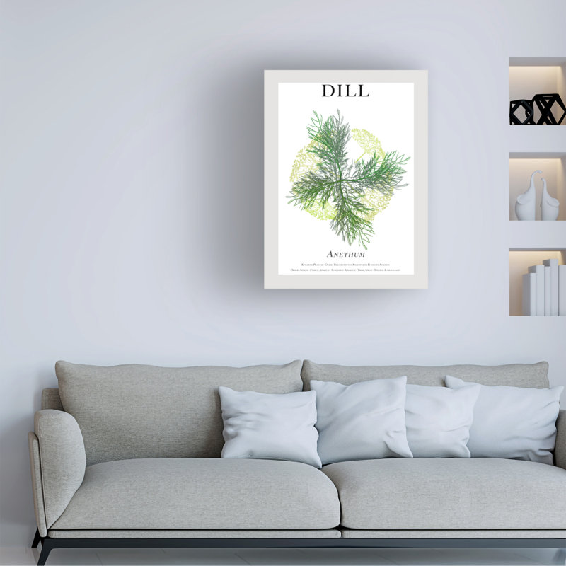 «Dill» bolognaise sur toile, H 47 po x l 35 po