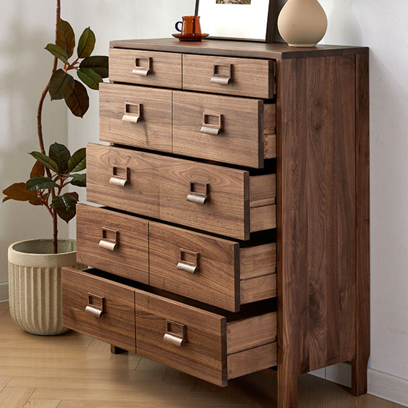 Commode décorative japonaise en bois rétro