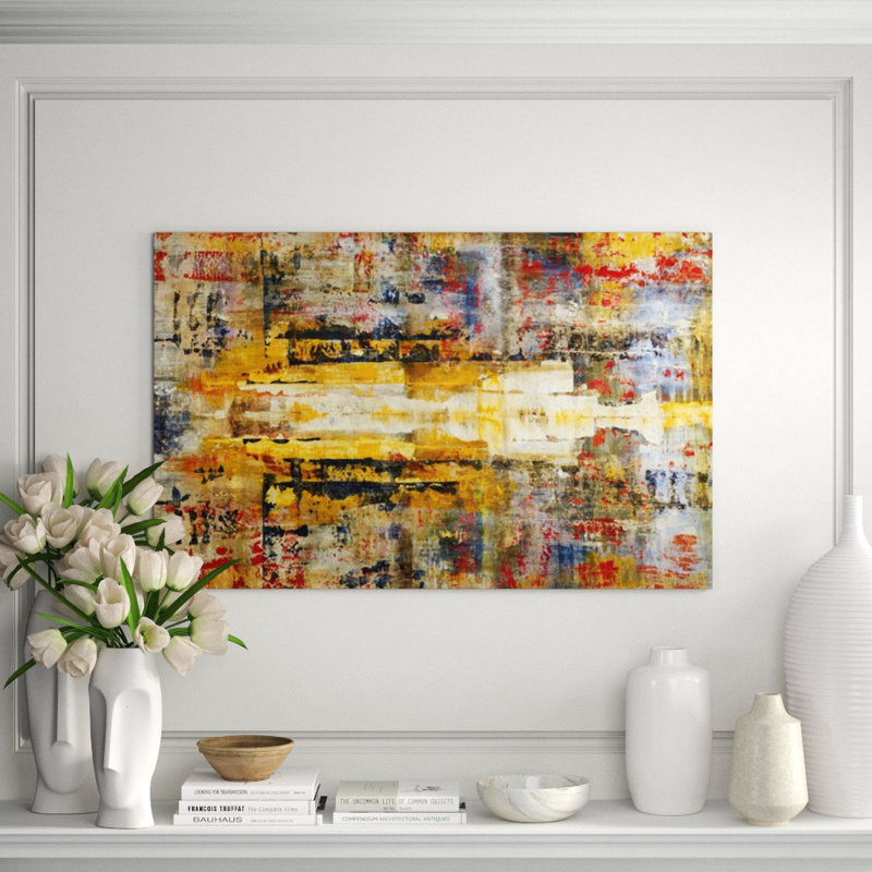 Slide Rule Painting by Alexys Henry, Outdoor, 54" H x 85" W x 1.5" D