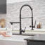 Robinet de cuisine rétractable à poignée simple avec accessoires-86621161