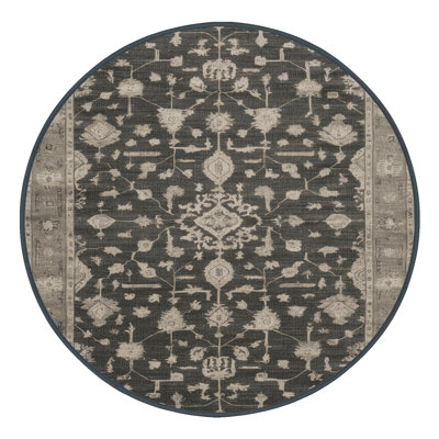 Tapis noir surteint lavable à la machine