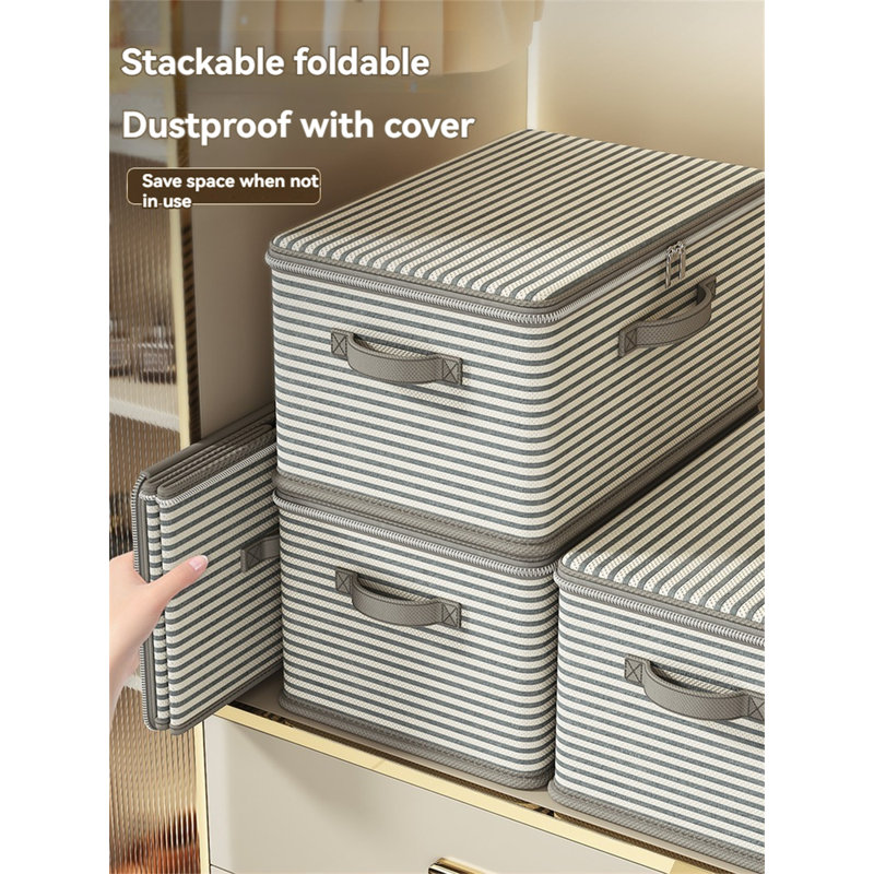Latitude Run® Fabric Clothing Storage Box