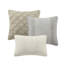 Ensemble d'édredon en mélange de coton texturé 7 pièces Beacon-1122563848