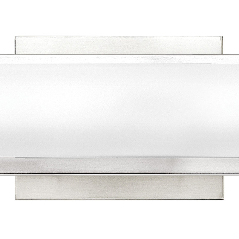 Warsame 2-Light Dimmable Bath Bar, Polished Nickel