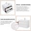 35.8'' Single Bathroom Vanity with Resin Top-1737490384