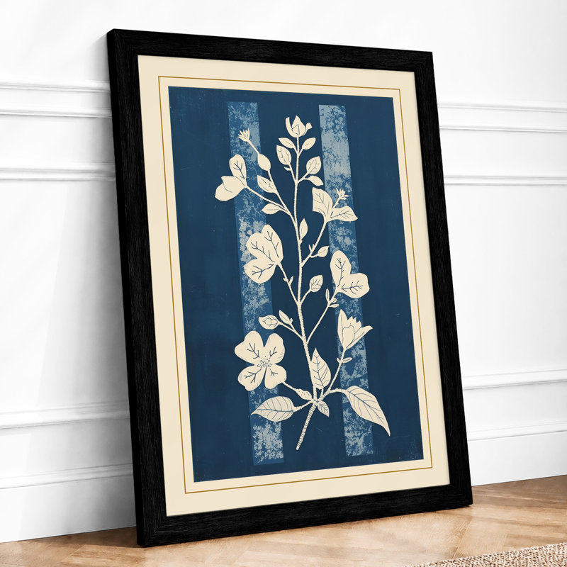 Flowering Stem Study Botanical - Print, A1 - 84.1 x 59.4 cm, Black