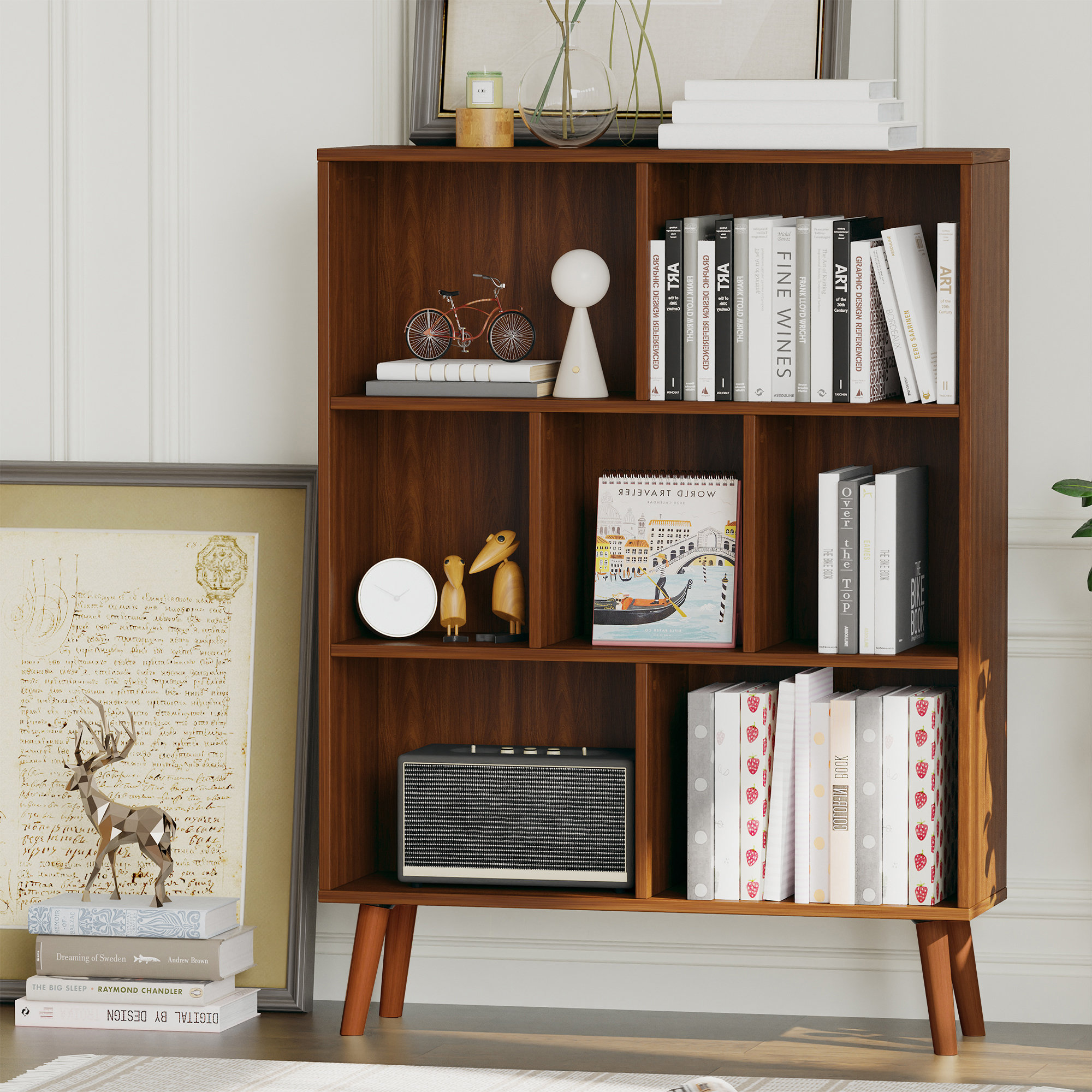 George Oliver Marlik Bookcase & Reviews | Wayfair