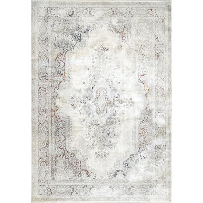Tapis ivoire/rouge/bleu Malbon