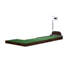 Vert TOB-Ross Brunswick - Élévation ajustable, conception compacte et support de putter assorti, finition espresso