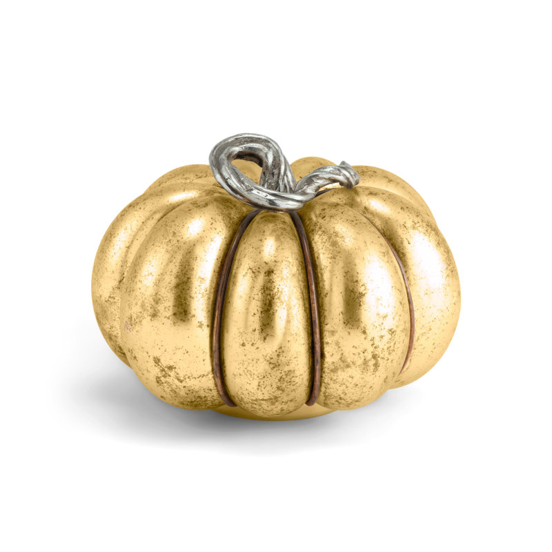 Seasonal 6.5" Pumpkin Sculpture