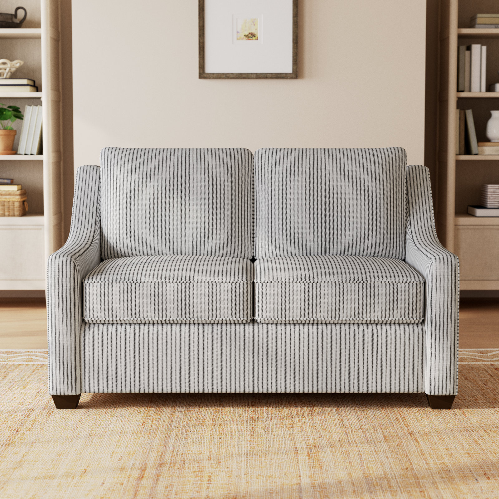 Gemi 56.5'' Upholstered Sofa, Cruise Adrift