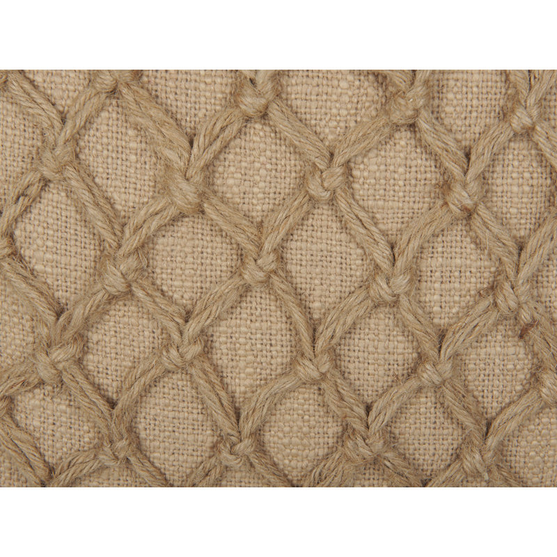 COLLOMIA Geometric Beige Square Cushion