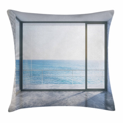 Ocean Scenery Apartment Square Pillow Cover