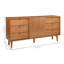 Barnsdale 156 Cm Wide 6 Drawer Pine Solid Wood Sideboard