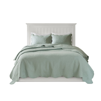Elegant Seafoam Bedding Sets, Microfiber Comfort, Cottage Style
