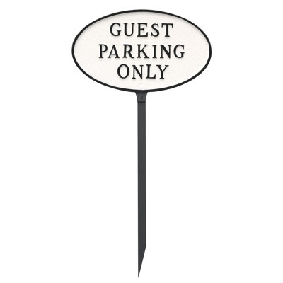 Guest Parking Only Statement Garden Sign