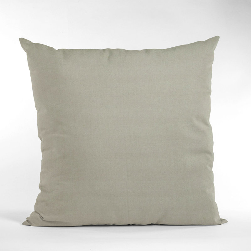 Coussin Plutus, 24 po x 24 po, Gris clair