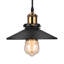 Luminaire suspendu noir 1 lumière
