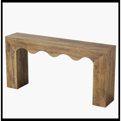 63" Console Table, Wooden Sofa Table Entryway Table With Storage