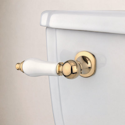 Victorian Front Mount Toilet Tank Lever