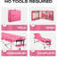 Lit de massage Lastrup 3 plis 82 pouces pour Spa Salon Lash