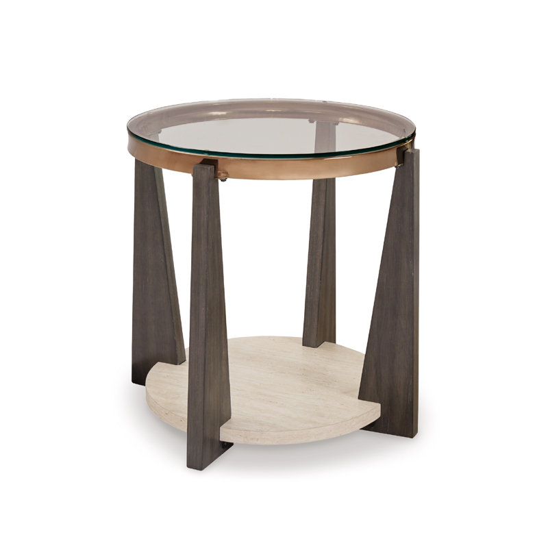 Lowrine Top End Table with Storage
