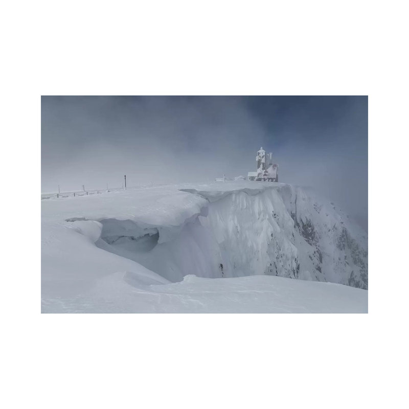 Giant Mountains, Snowy Cirque, Poland by Mikolaj Gospodarek - Wrapped Canvas Print, 20.32 cm H x 30.48 cm W