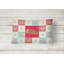 Coussin d'extérieur rectangulaire à motif de crête de cobaye avec rembourrage