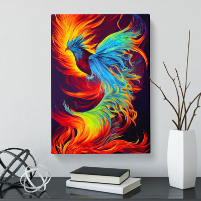 Muni Phoenix Bird Vol.2 - Wrapped Canvas