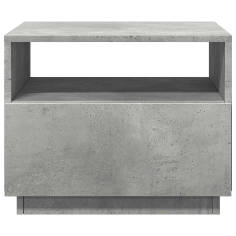 Carrel Frame Coffee Table, Concrete Grey