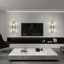 Applique murale en laiton massif à intensité variable avec abat-jour albâtre Zaheda-801911487-743263276